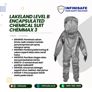 Lakeland Level B Encapsulated Chemical Suit ChemMax 3