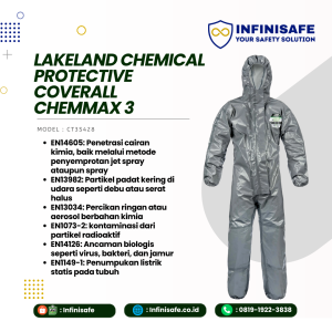 LAKELAND Chemical Protective Coverall ChemMax 3