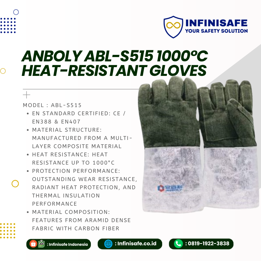 ANBOLY ABL-S515 1000°C Heat-Resistant Gloves