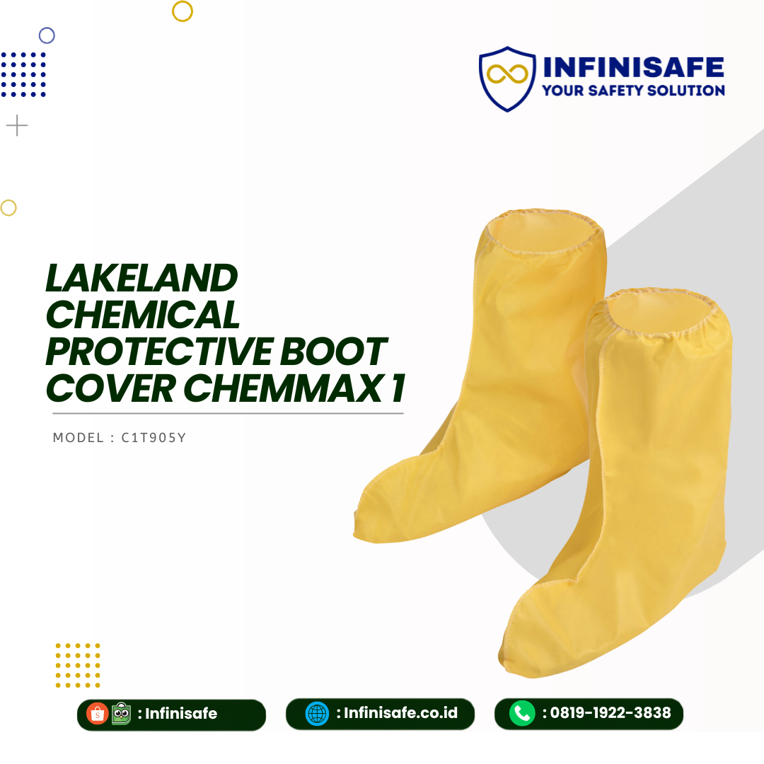 LAKELAND Chemical Protective Boot Cover ChemMax 1