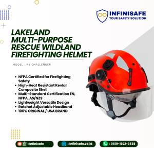 LAKELAND Multi-Purpose Rescue Wildland FireFighting Helmet