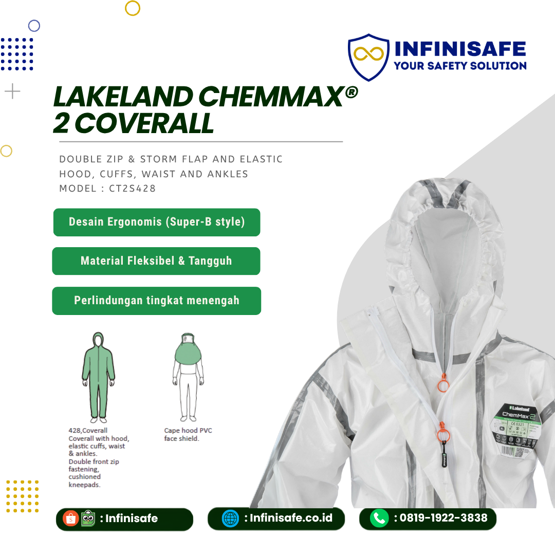 Lakeland ChemMAX® 2 Coverall (Model: CT2S428) - Image 2